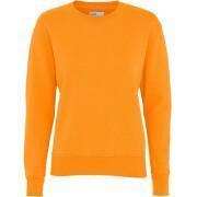 Women's round neck sweater Colorful Standard Classic Organic sunny orange