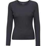 Women's long sleeve ribbed T-shirt Colorful Standard Organic lava grey