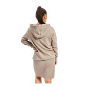 Women's short hooded dress DEF