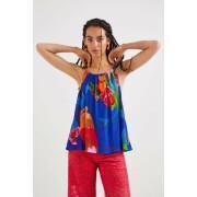 Sleeveless blouse for women Desigual Rodas