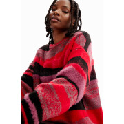 Women's oversized fringed sweater Desigual