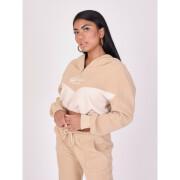 Women's two-tone fleece crop hoodie Project X Paris