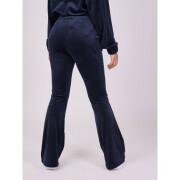 Women's double logo velvet flared trousers Project X Paris