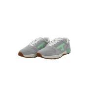 Women's woven synthetic suede sneakers Faguo Olive