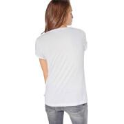 Women's short-sleeved printed T-shirt Le temps des cerises Basitrame