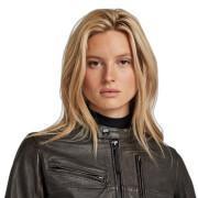 Leather motorcycle jacket woman G-Star
