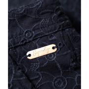 Women's chino shorts Superdry Broderie