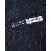 Women's chino shorts Superdry Broderie