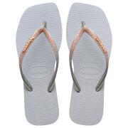 Women's flip-flops Havaianas Square Glitter