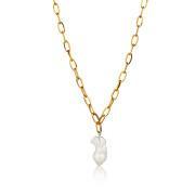 Women's necklace Isabella Ford Ines White Pearl