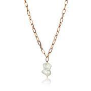 Women's necklace Isabella Ford Ines White Pearl
