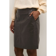 Women's leather skirt KAFFE Cassie