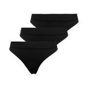 Set of 3 ribbed thongs for women Only Onlvicky