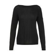 Women's long-sleeved t-shirt with o-neck Pieces Nollie