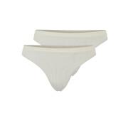 Set of 2 ribbed thongs for women Pieces Symmi