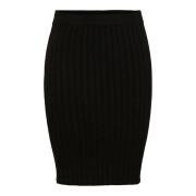 Women's ribbed knit skirt Pieces Ava