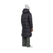 Long Hooded  Puffer Jacket exta woman Schott Belstar2wrs