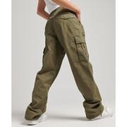 Organic cotton baggy cargo pants for women Superdry