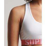 Large logo bra in organic cotton for women Superdry