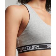 Organic cotton multi logo bra for women Superdry