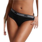 Organic cotton low waist underwear for women Superdry Multi Logo