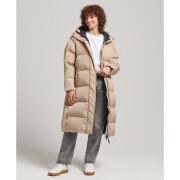 Long Hooded  Puffer Jacket for women Superdry