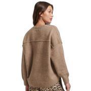 Loose-fitting v-neck sweater for women Superdry