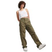 Organic cotton baggy cargo pants for women Superdry