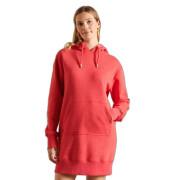 Vintage logo embroidered hoodie dress for women Superdry