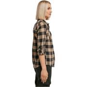 Women's plaid flannel shirt Urban Classics Turnup