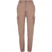 Women's cargo pants Urban Classics high waist (large sizes)