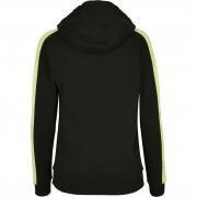 Women's hooded sweatshirt urban Classic neon Stripe
