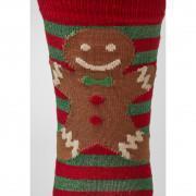 Socks Urban Classics christmas gingerbread lurex (3pcs)