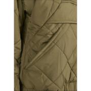 Women's large size down jacket Urban Classics oversized diamond quilted pull over
