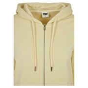 Women's zip-up hoodie Urban Classics Organic Terry
