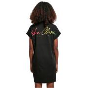 Women's t-shirt dress Urban Classics Rainbow