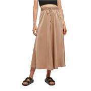 Satin midi skirt for women Urban Classics