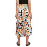 Mid-length skirt in satin aop woman Urban Classics