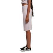 Mid-length skirt in ribbed knit for women Urban Classics