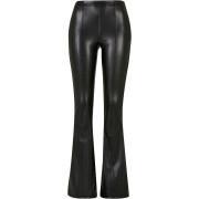 Flared pants in synthetic leather woman Urban Classics