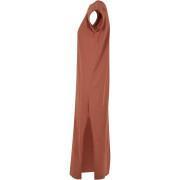 Long t-shirt dress with spread shoulders large size woman Urban Classics
