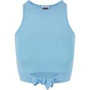 Large size women's crop top with bow Urban Classics