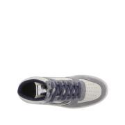 Split leather sneakers with metallic effect Victoria Madrid
