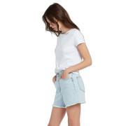 Women's high-waisted jeans shorts Volcom Stn Step