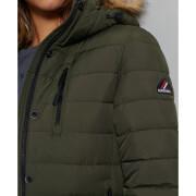 ClassicPuffer Jacket with fake fur Superdry Fuji
