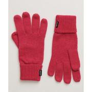 Women's ribbed gloves Superdry Heritage