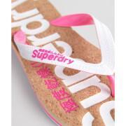 Women's cork flip-flops Superdry